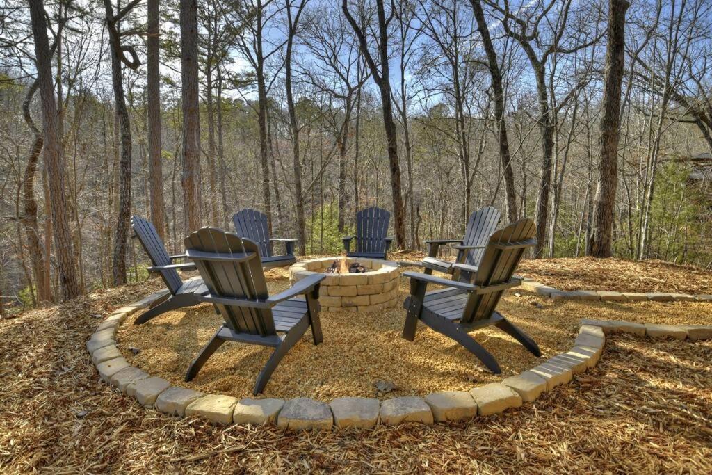 Rosewood Retreat - Hot Tub Fire Pit Pool Table Villa Blue Ridge Exteriör bild